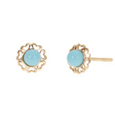 Pendientes ORLA CALADA TURQUESA