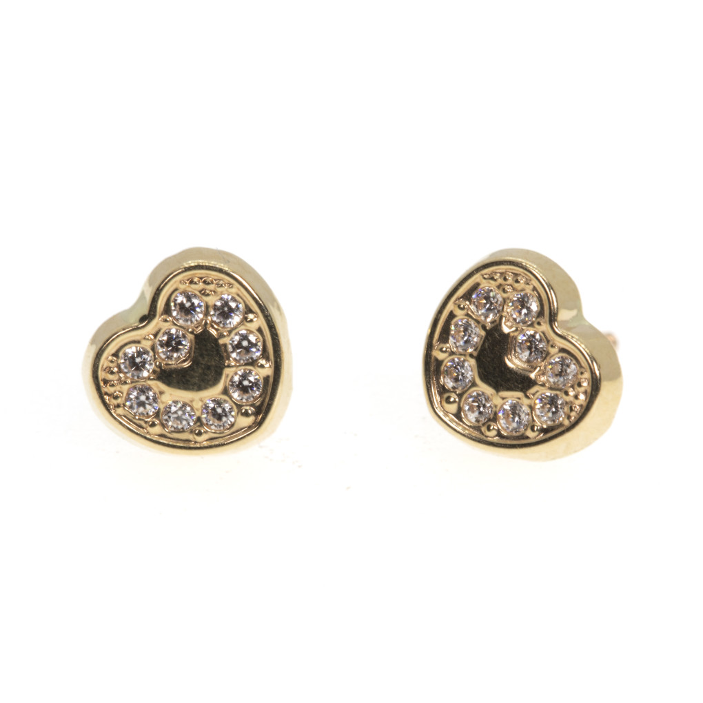 Pendientes CORAZON PIEDRA