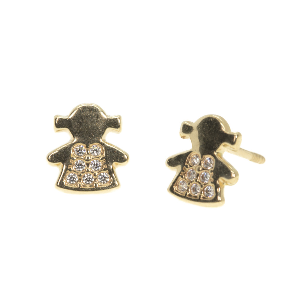 Pendientes NIÑA MULTIPIEDRA