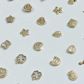 Pendientes ESTRELLA MULTIPIEDRA