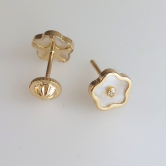 Pendientes MARGARITA PEQUEÑA NÁCAR