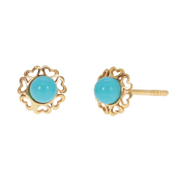Pendientes ORLA CALADA TURQUESA
