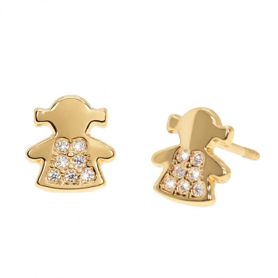 Pendientes NIÑA MULTIPIEDRA