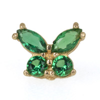 Piercings Oro y Piedra Color